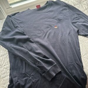 BROOKS BROTHERS navy long sleeve tee